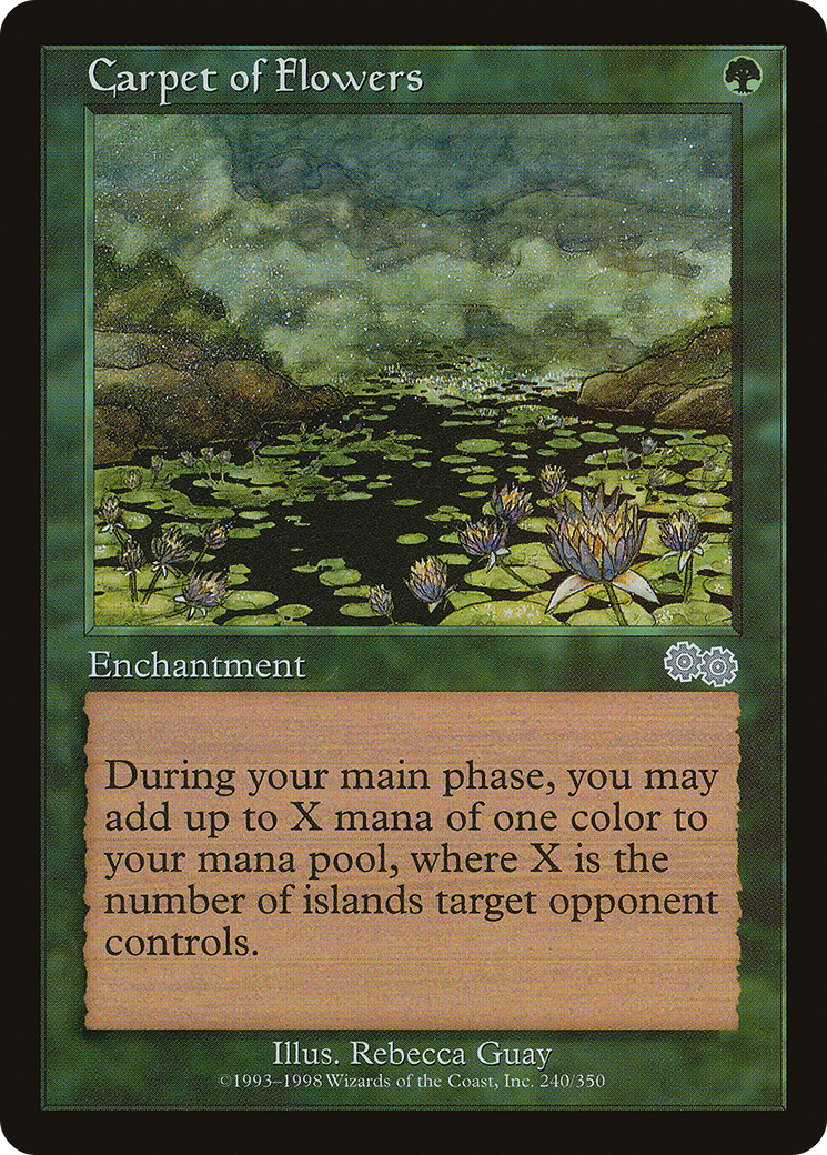 Carpet of Flowers (USG-240)  - Urza's Saga