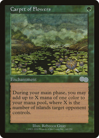 Carpet of Flowers (USG-240)  - Urza's Saga