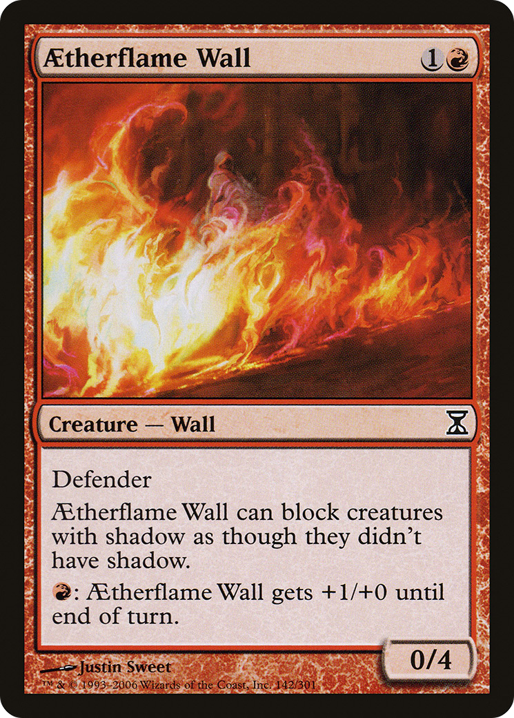 Aetherflame Wall (TSP-142)  Foil - Time Spiral