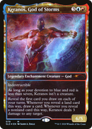 Keranos, God of Storms (SLD-079)  Foil - Secret Lair Drop: (enchantment, Showcase)