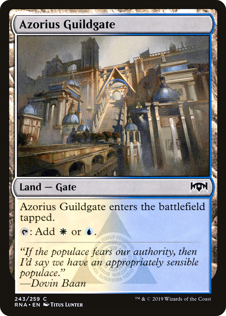 Azorius Guildgate (243) (RNA-243)  - Ravnica Allegiance