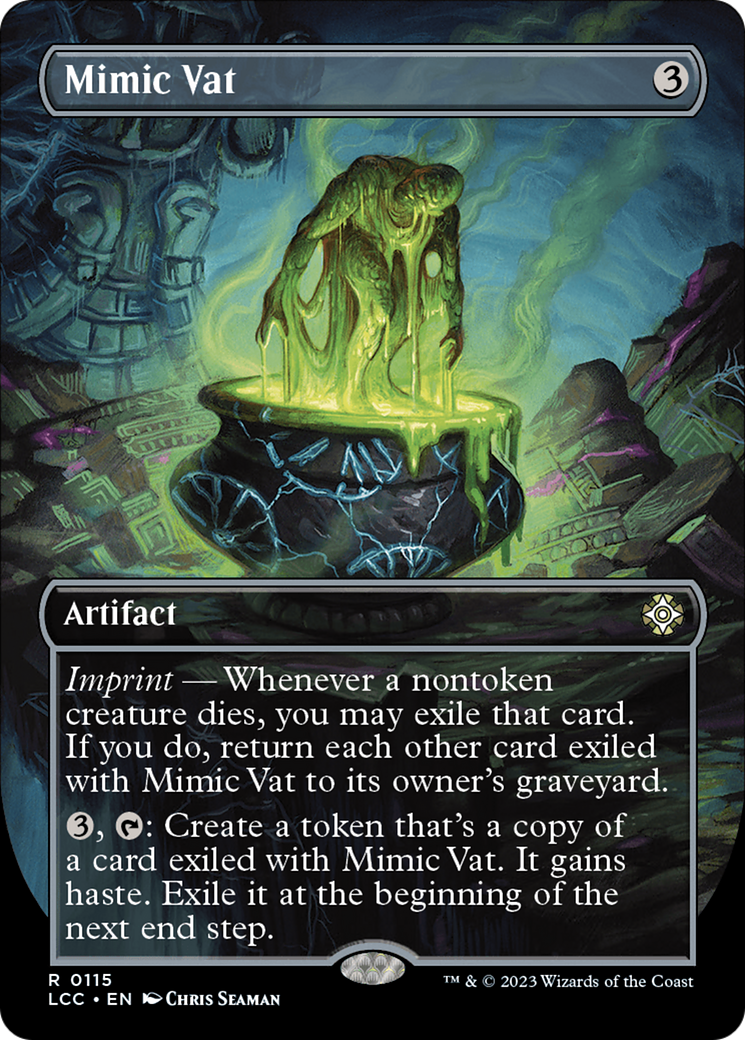 Mimic Vat (Borderless) (LCC-115) - The Lost Caverns of Ixalan Commander (Borderless) Foil