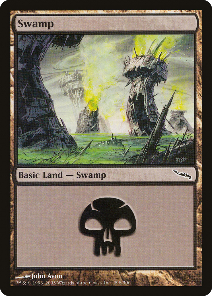 Swamp (298) (MRD-298)  - Mirrodin
