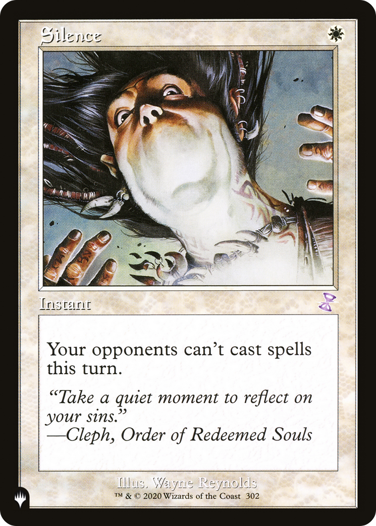 Silence (LIST-302/289)  - The List