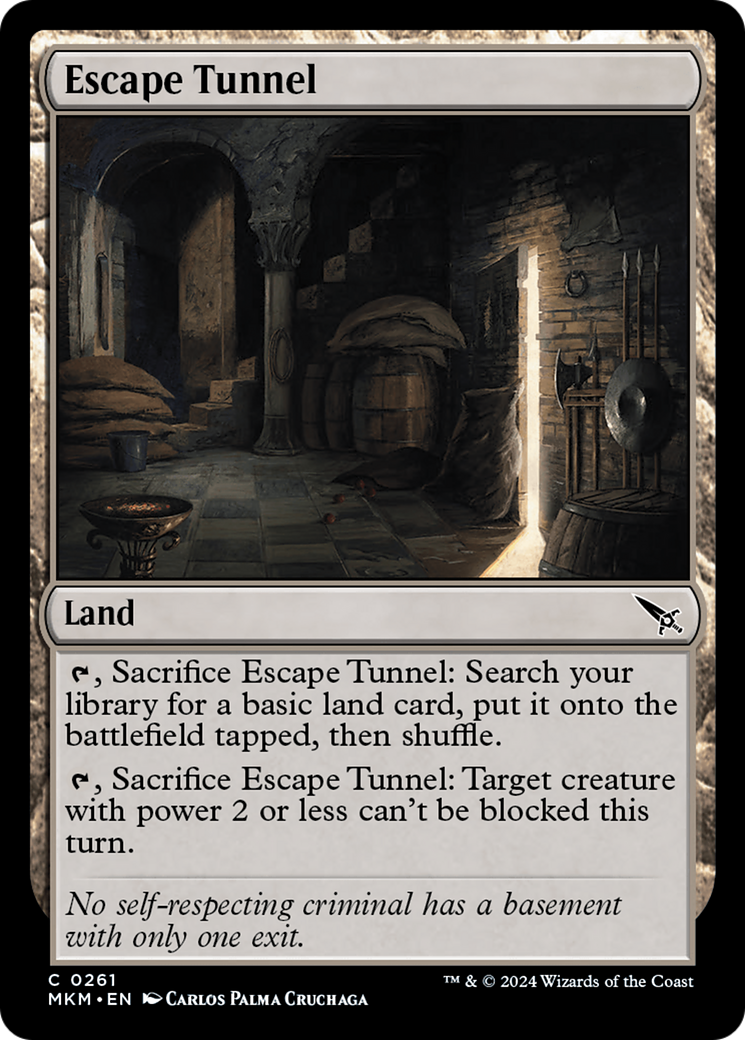Escape Tunnel (MKM-261)  - Murders at Karlov Manor