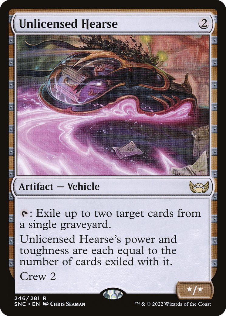 Unlicensed Hearse (SNC-246)  - Streets of New Capenna