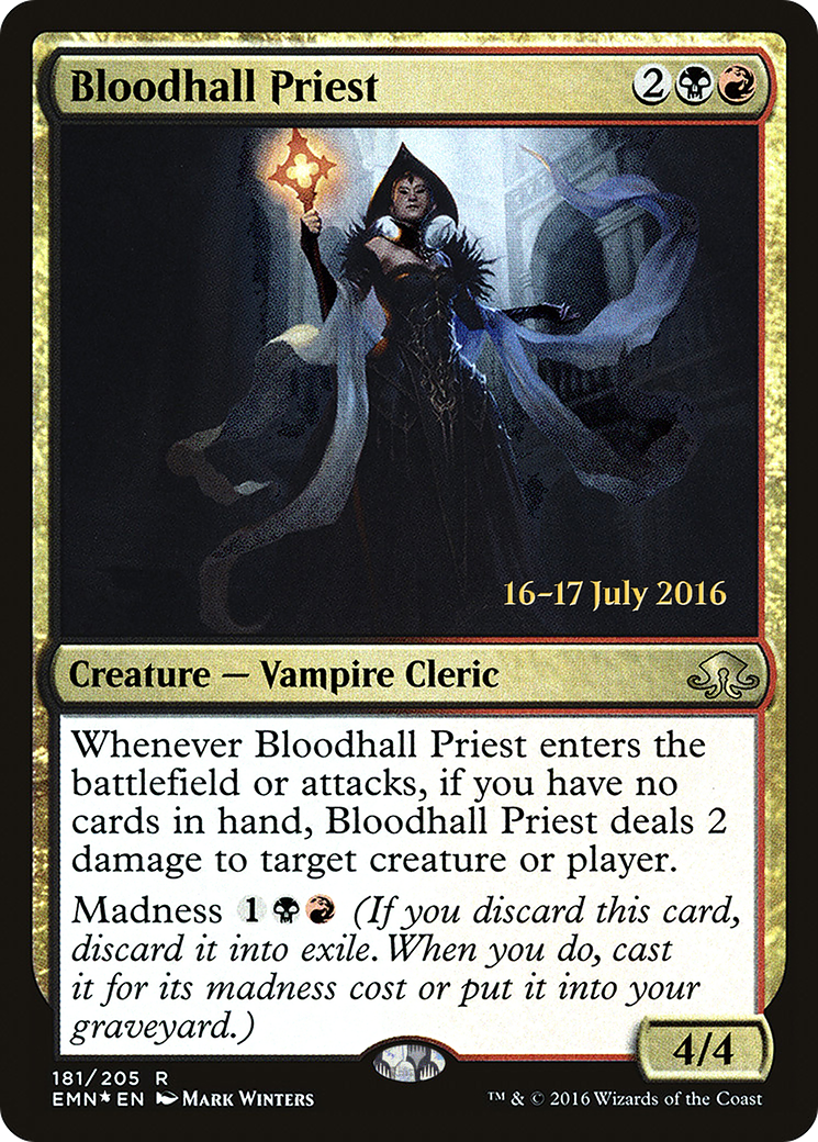Bloodhall Priest (PRE-181)  Foil - Eldritch Moon Promos