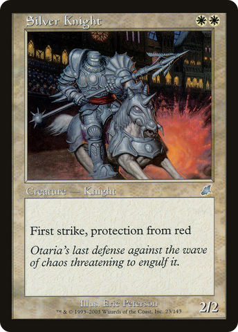 Silver Knight (SCG-023) - Scourge