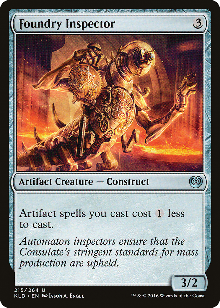Foundry Inspector (KLD-215)  Foil - Kaladesh