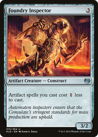 Foundry Inspector (KLD-215)  Foil - Kaladesh