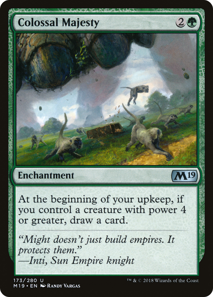 Colossal Majesty (M19-173)  - Core Set 2019