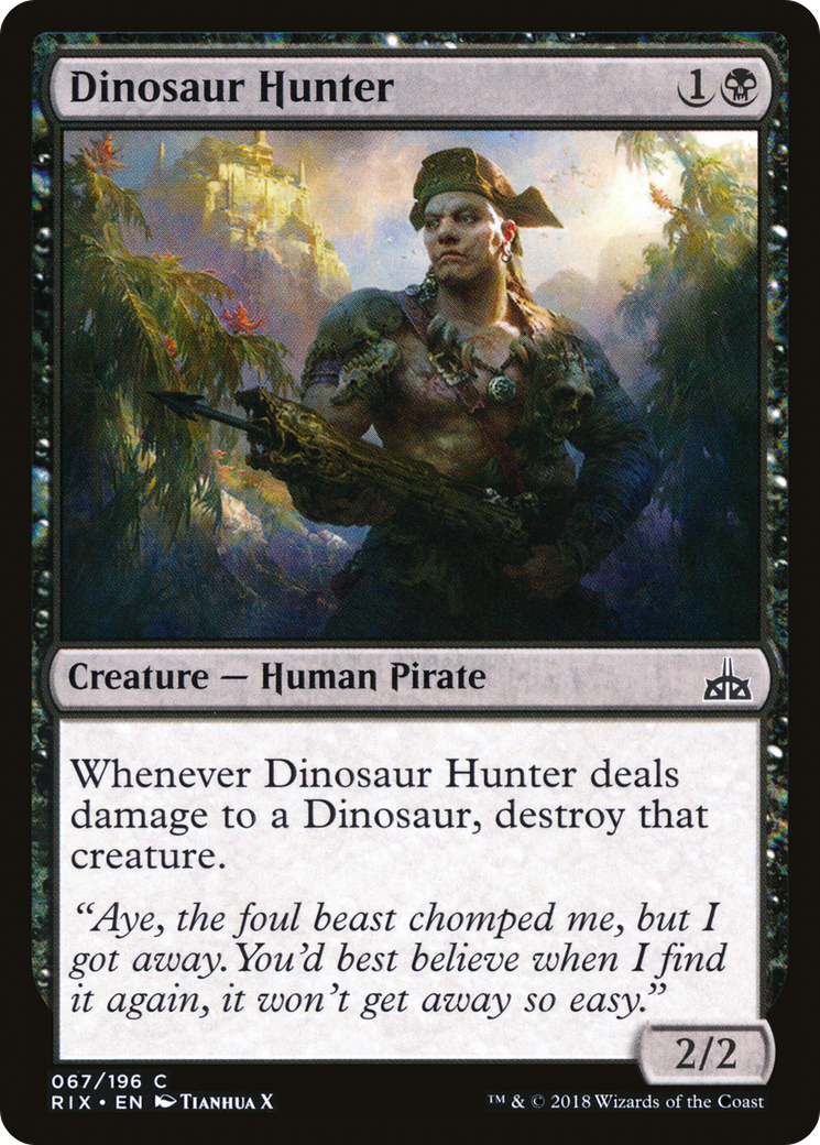 Dinosaur Hunter (RIX-067)  Foil - Rivals of Ixalan
