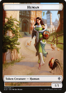 Human Token (ELD-002)  - Throne of Eldraine Tokens