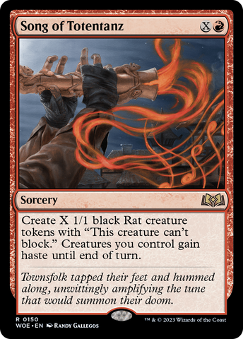 Song of Totentanz (WOE-150)  Foil - Wilds of Eldraine