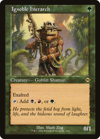 Ignoble Hierarch (Retro Frame) (MH2-414)  Foil - Modern Horizons 2