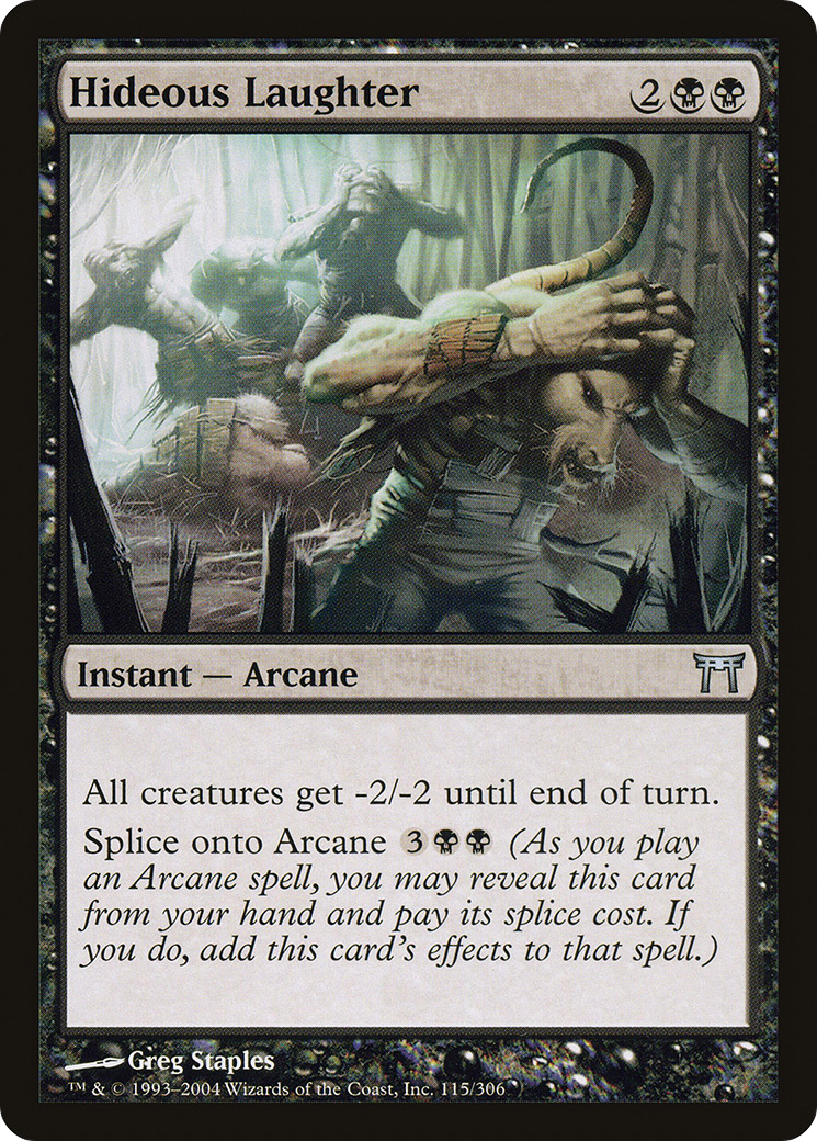 Hideous Laughter (CHK-115)  Foil - Champions of Kamigawa