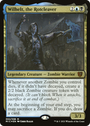 Wilhelt, the Rotcleaver (Display Commander) - Thick Stock (MIC-002) - Midnight Hunt Commander Display Commanders Etched Foil