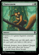 Chatterstorm (BLC-210)  - Bloomburrow Commander