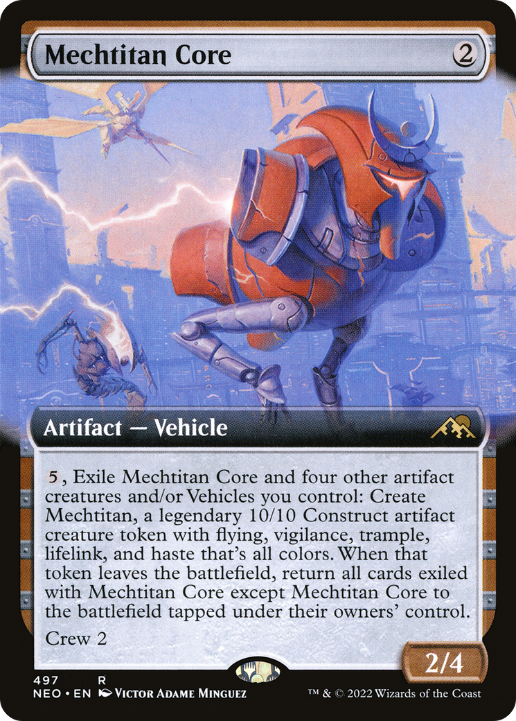 Mechtitan Core (Extended Art) (NEO-497)  - Kamigawa: Neon Dynasty: (Extended Art)