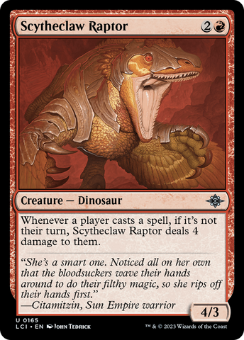 Scytheclaw Raptor (LCI-165)  - The Lost Caverns of Ixalan