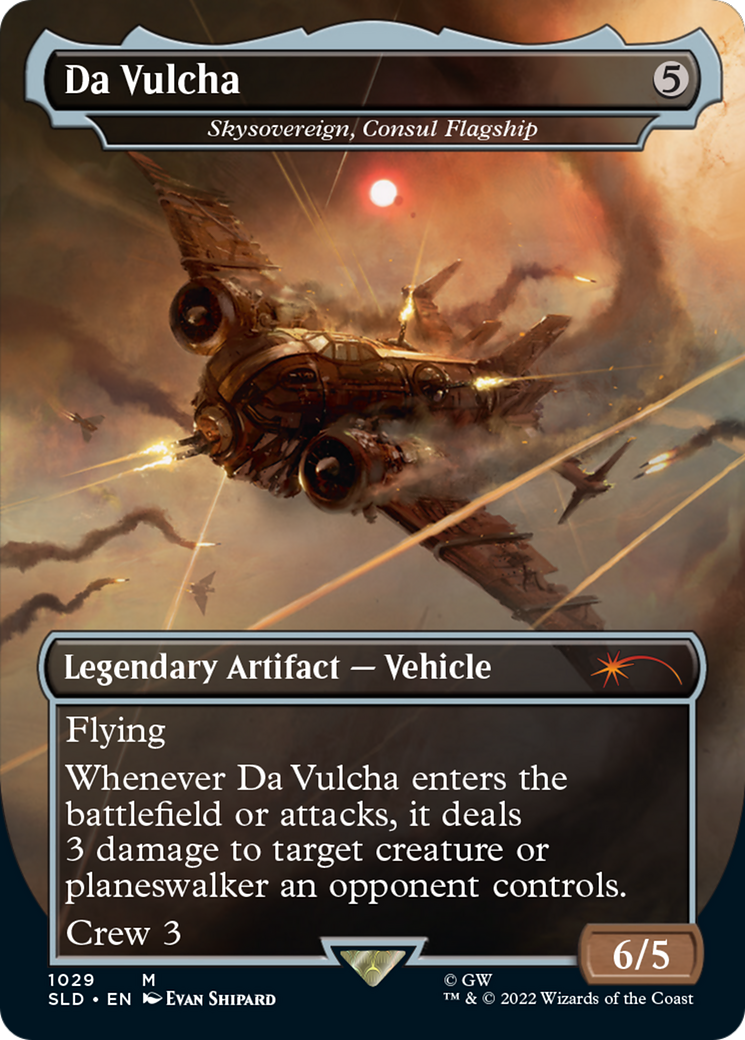 Da Vulcha - Skysovereign, Consul Flagship (Borderless) (SLD-1029)  - Secret Lair Drop / Da Vulcha