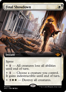 Final Showdown (Extended Art) (OTJ-312)  Foil - Outlaws of Thunder Junction: (Extended Art, spree)