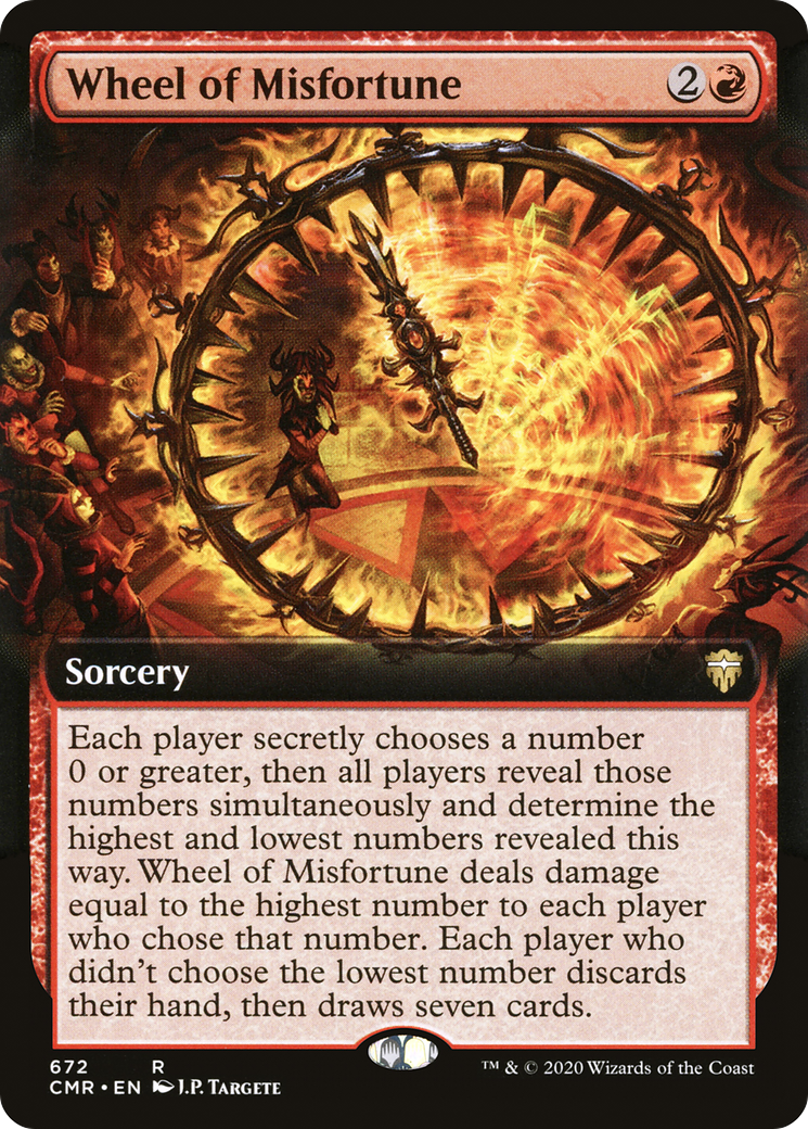Wheel of Misfortune (Extended Art) (CMR-672)  - Commander Legends: (Extended Art)