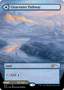 Clearwater Pathway (Borderless) (SLU-015)  Foil - Secret Lair: Ultimate Edition: (Showcase)
