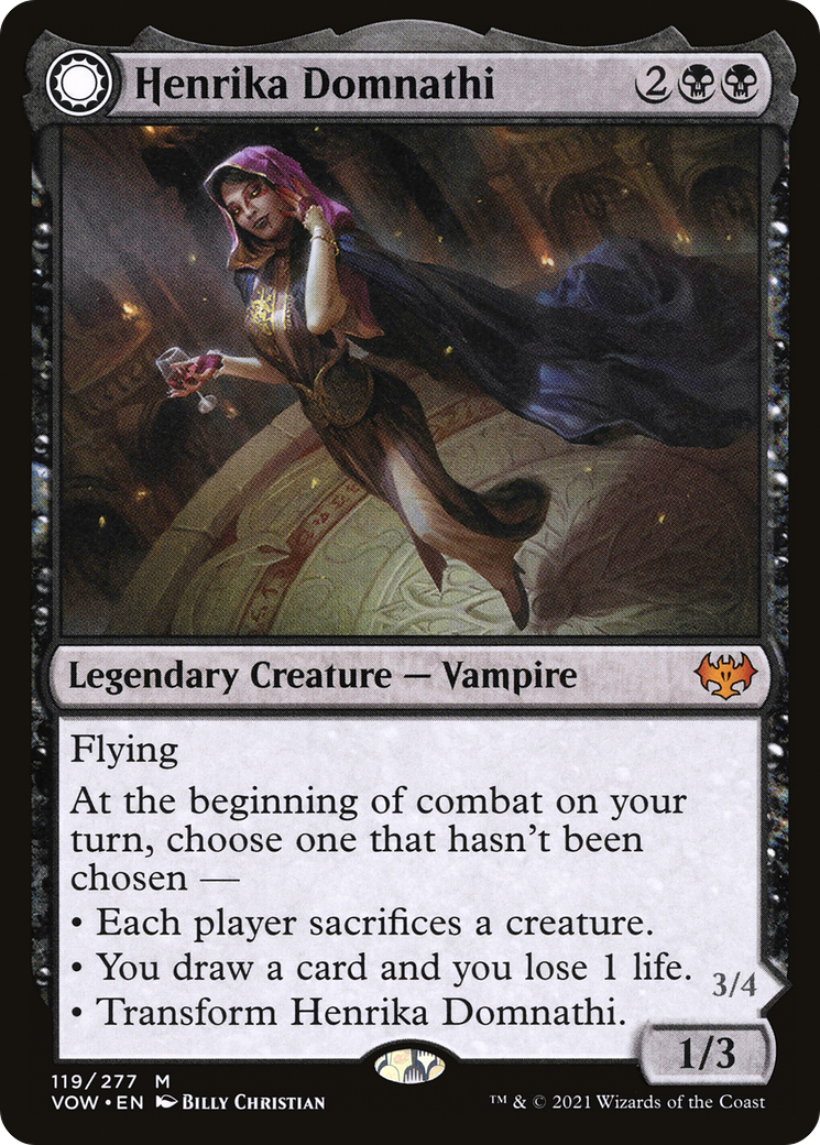 Henrika Domnathi (VOW-119)  - Innistrad: Crimson Vow: (Double Faced Transform)