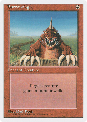 Burrowing (4ED-)  - Fourth Edition