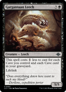 Gargantuan Leech (LCI-107)  Foil - The Lost Caverns of Ixalan