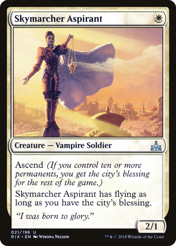 Skymarcher Aspirant (RIX-021)  - Rivals of Ixalan