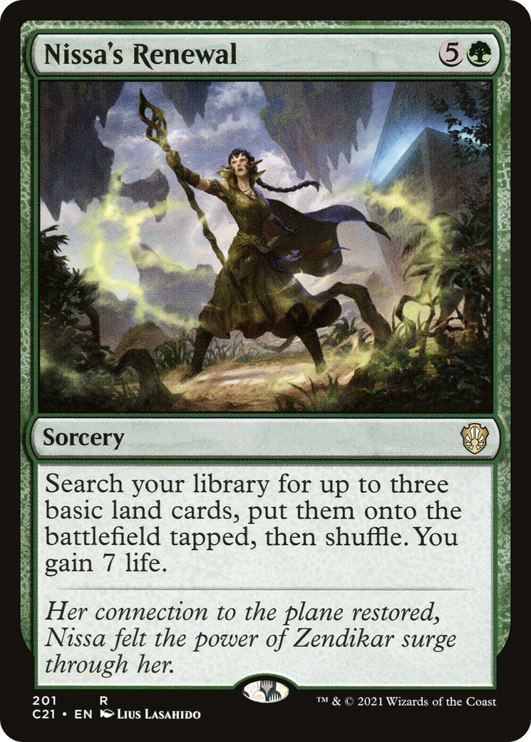 Nissa's Renewal (C21-201)  - Commander 2021
