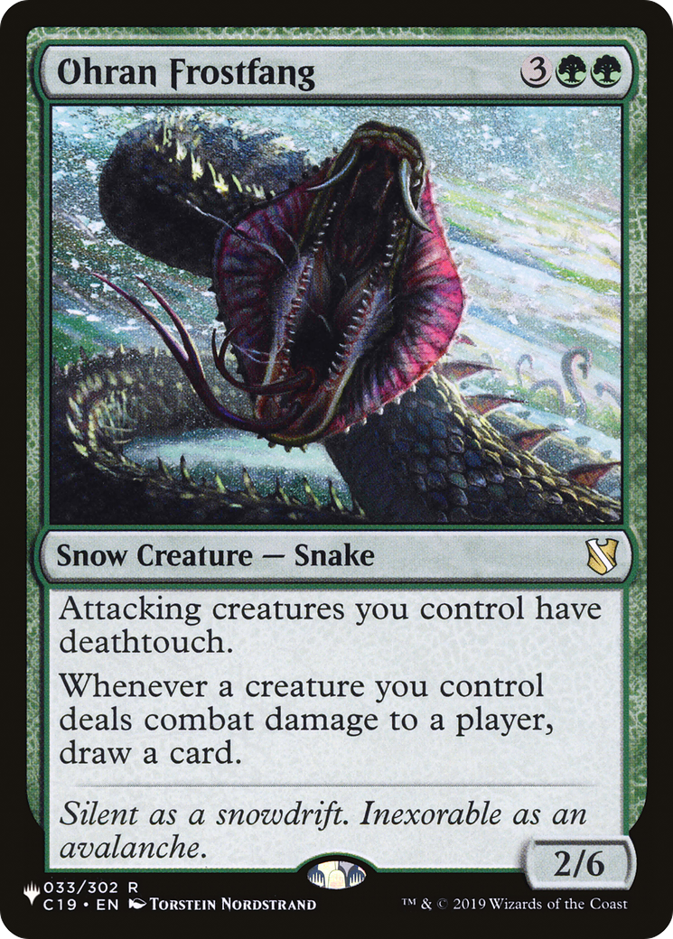 Ohran Frostfang (LIST-033/302)  - The List