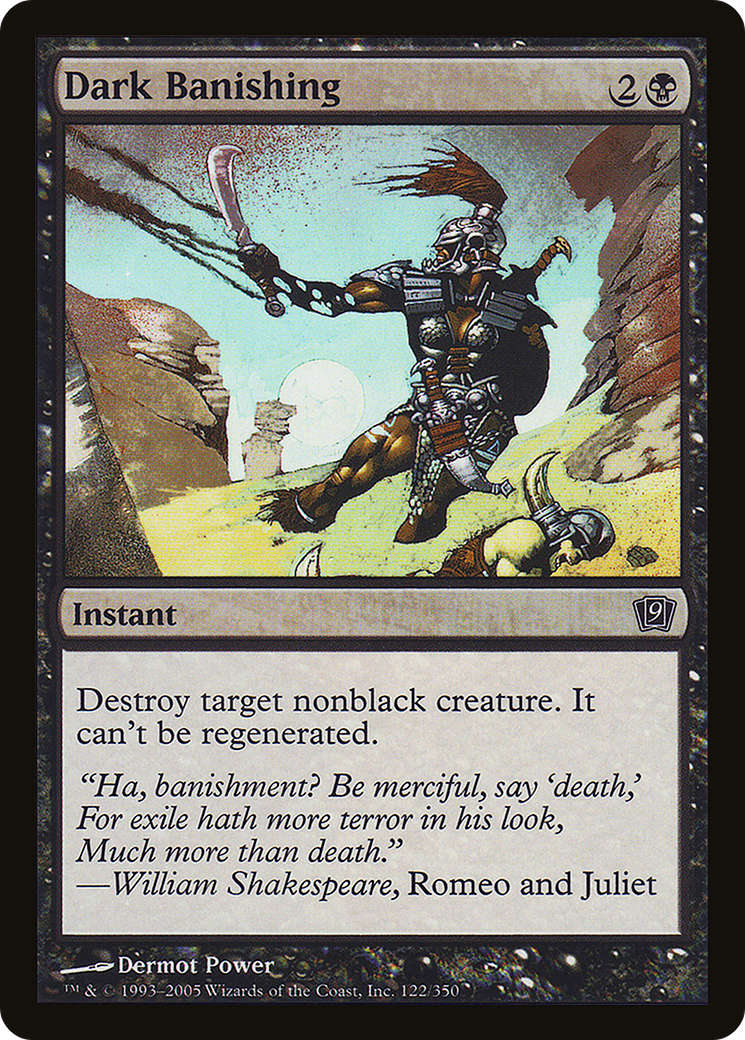 Dark Banishing (9ED-122★) - Ninth Edition Foil