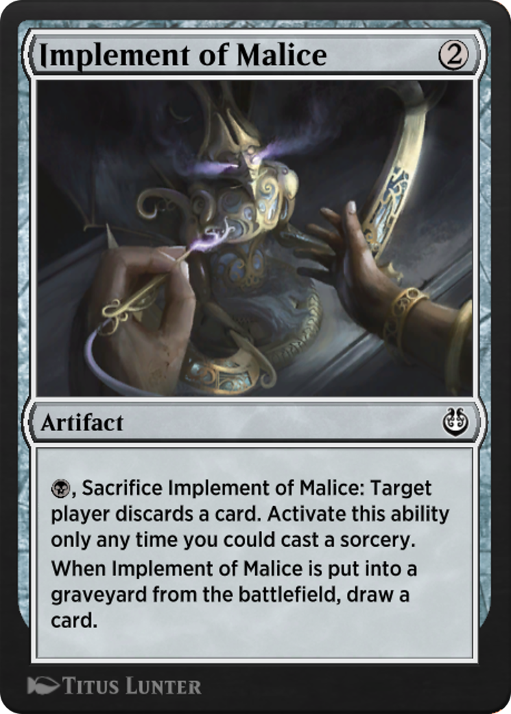Implement of Malice (KLR-245)  - Kaladesh Remastered