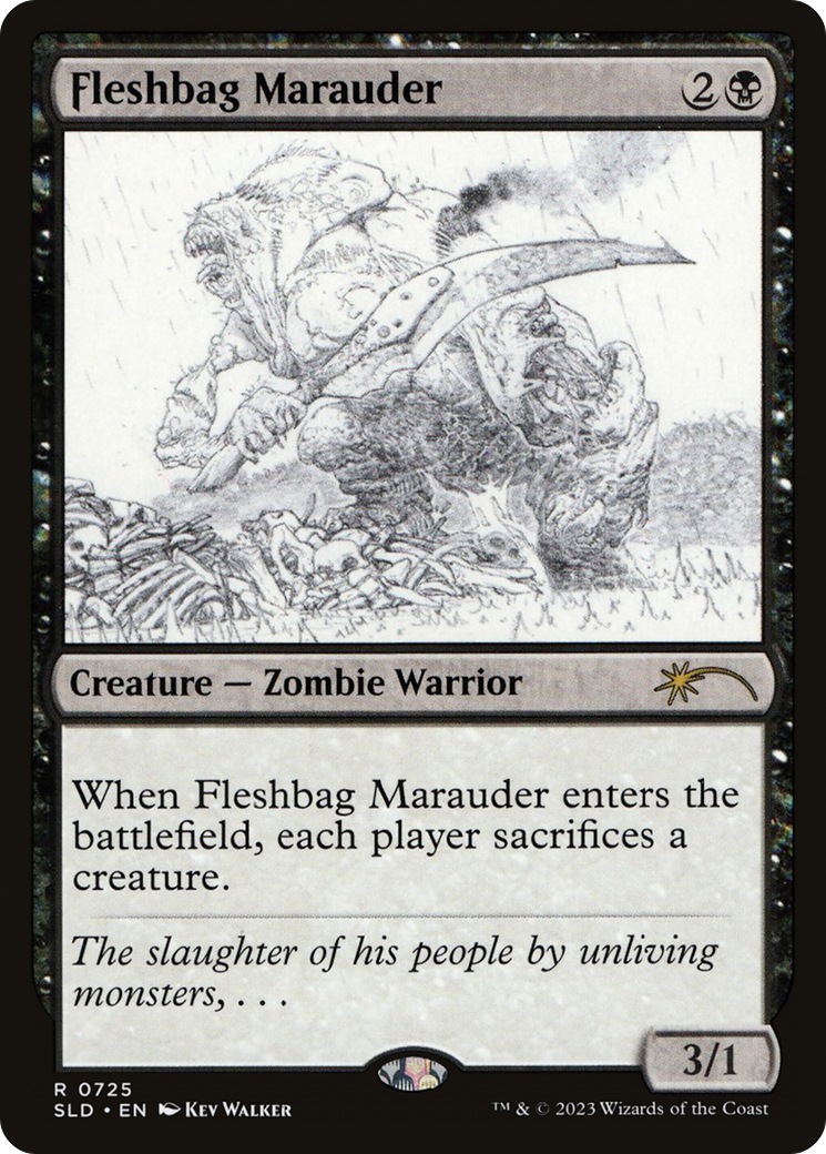 Fleshbag Marauder (Sketch Showcase) (SLD-725)  - Secret Lair Drop