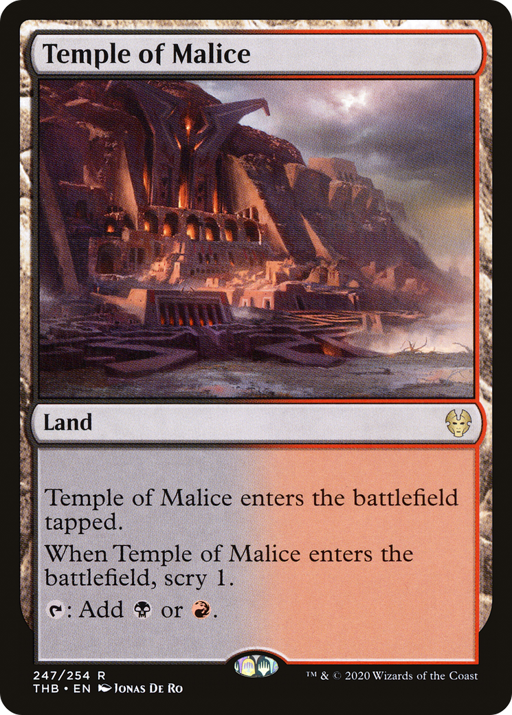 Temple of Malice (THB-247)  Foil - Theros Beyond Death