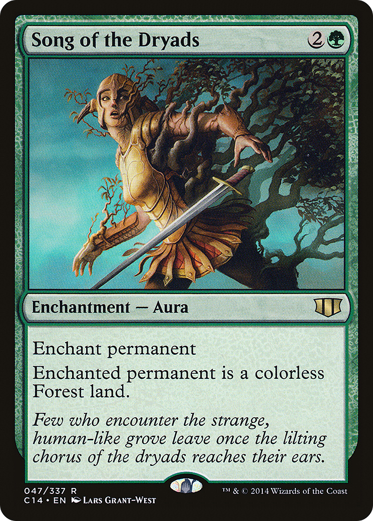 Song of the Dryads (C14-047)  - Commander 2014