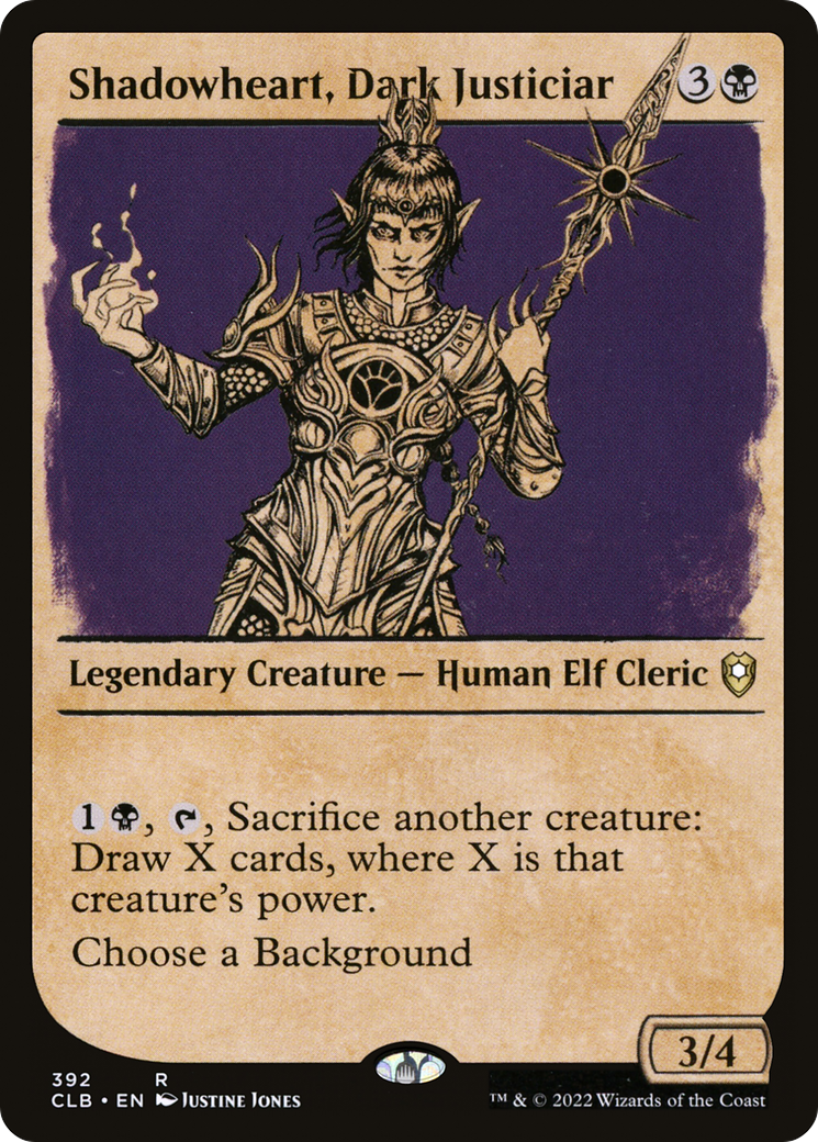 Shadowheart, Dark Justiciar (Showcase) (CLB-392)  - Commander Legends: Battle for Baldur's Gate: (Showcase)