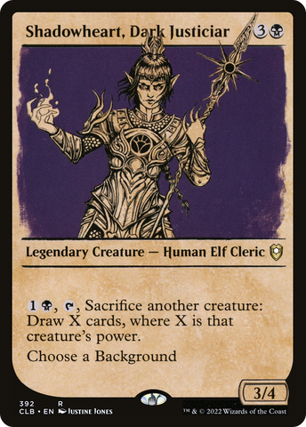 Shadowheart, Dark Justiciar (Showcase) (CLB-392)  - Commander Legends: Battle for Baldur's Gate: (Showcase)