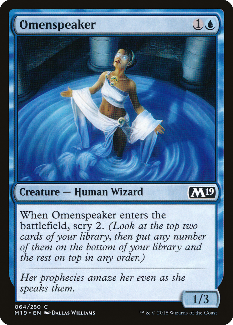 Omenspeaker (M19-064)  Foil - Core Set 2019