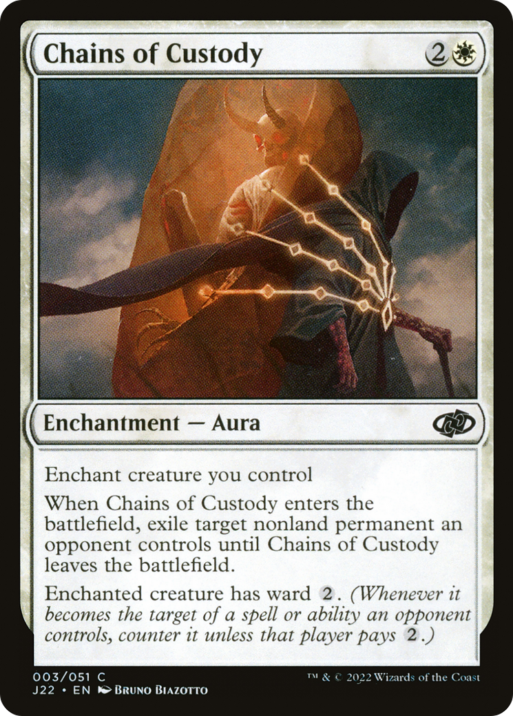 Chains of Custody (J22-003)  - Jumpstart 2022