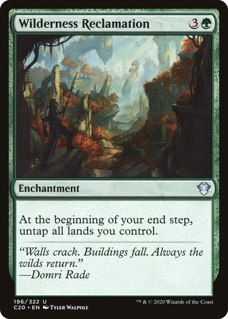 Wilderness Reclamation (C20-196)  - Commander 2020
