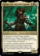 Xavier Sal, Infested Captain (LCC-014)  Foil - The Lost Caverns of Ixalan Commander