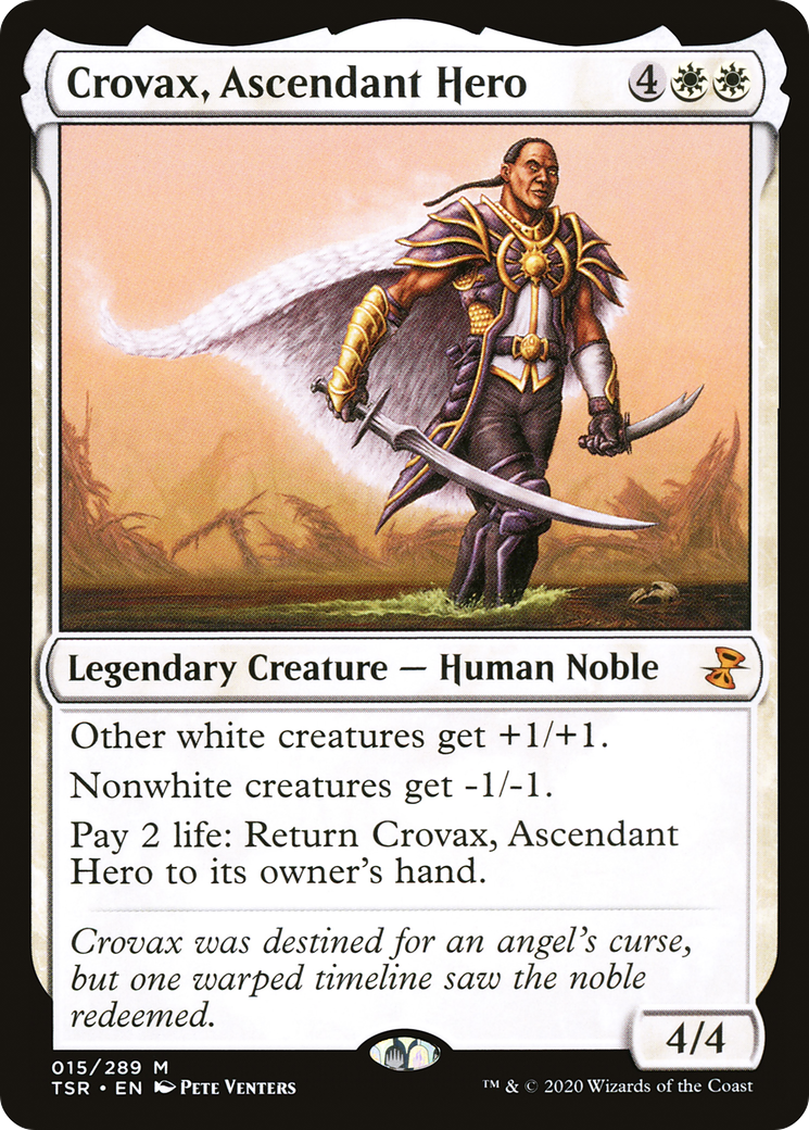 Crovax, Ascendant Hero (TSR-015)  Foil - Time Spiral Remastered