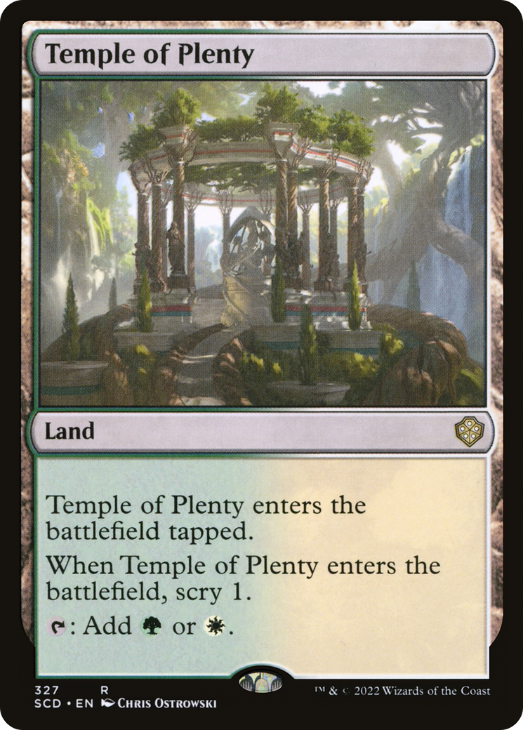 Temple of Plenty (SCD-327)  - Starter Commander Decks