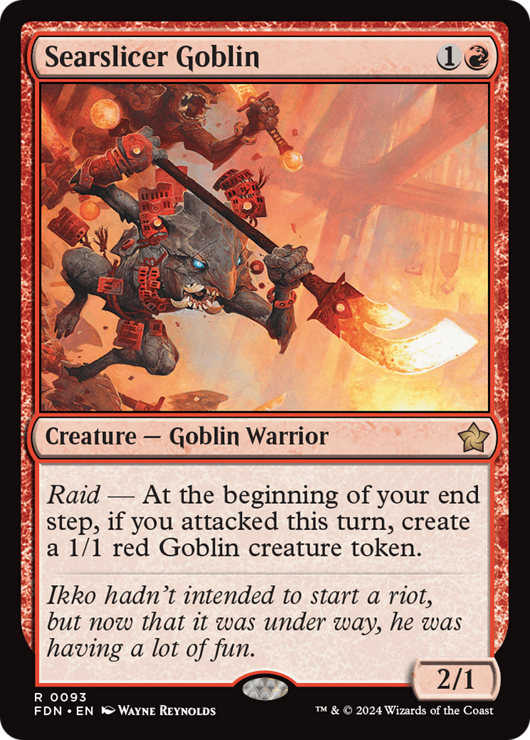 Searslicer Goblin (FDN-093)  - Foundations