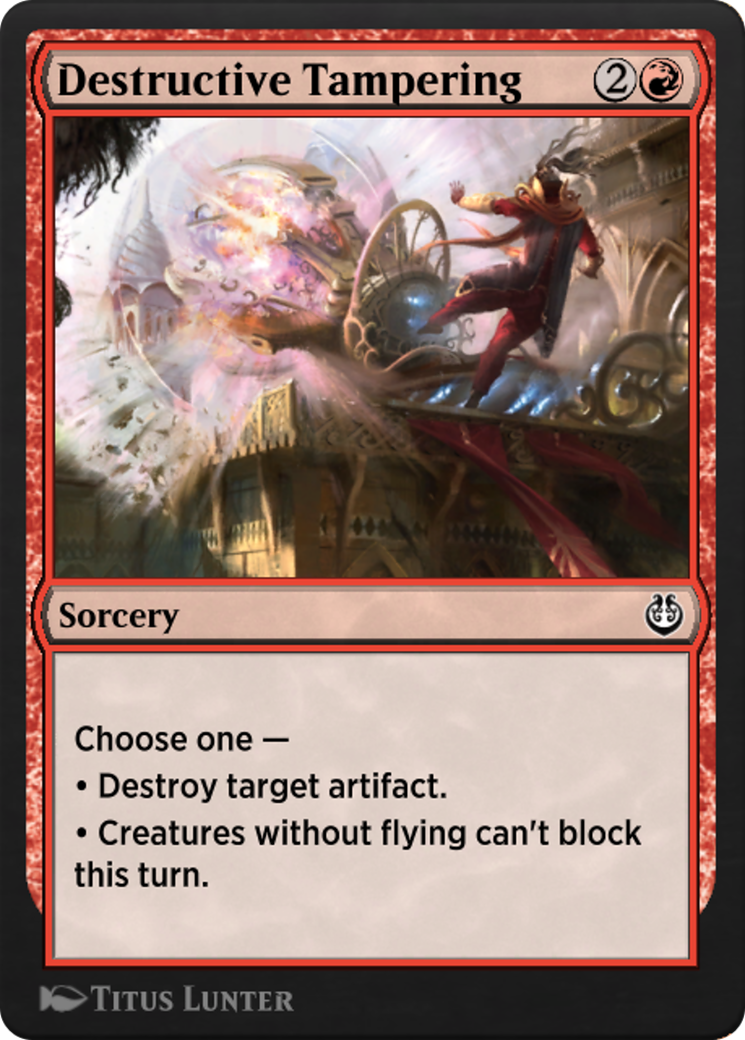 Destructive Tampering (KLR-121)  - Kaladesh Remastered