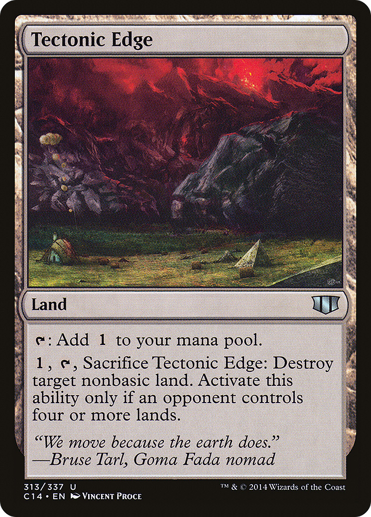 Tectonic Edge (C14-313)  - Commander 2014